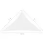 Parasole a Vela Oxford Triangolare 3x3x4,24 m Bianco