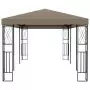 Gazebo 6x3 m Grigio Talpa in Tessuto