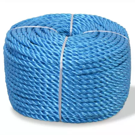 Corda Intrecciata in Polipropilene 12 mm 250 m Blu