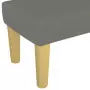 Panca Grigio Scuro 100x30x30 cm in Tessuto