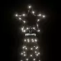 Albero di Natale con Puntale Bianco Freddo 3000 LED 800 cm