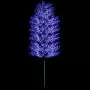 Albero di Natale 2000 LED Blu Ciliegio in Fiore 500cm