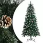 Albero di Natale Artificiale con Base Verde 120 cm PVC