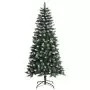 Albero di Natale Artificiale con Base Verde 120 cm PVC