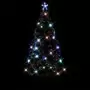 Albero di Natale Artificiale Supporto/LED 150 cm Fibra Ottica