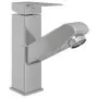 Rubinetto Lavabo da Bagno Funzione Estraibile Argento 157x172 mm