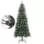 Albero di Natale Artificiale con Base Verde 150 cm PVC