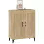 Credenza Rovere Sonoma 69,5x34x90 cm in Legno Multistrato