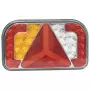 Luci Rimorchio 2 pz Rosso 24x5x14,5 cm 12V Lampadina LED