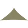 Parasole a Vela Oxford Triangolare 3x4x4 m Beige