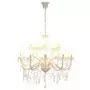 Candelabro a 2 Livelli Bianco 15 Lampadine E14