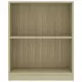 Libreria Rovere Sonoma 60x24x74,5 cm in Legno Multistrato