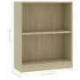 Libreria Rovere Sonoma 60x24x74,5 cm in Legno Multistrato