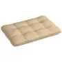 Cuscino per Divano in Pallet Beige 120x80x10 cm