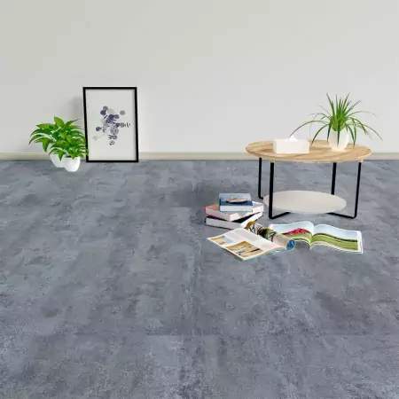 Listoni Pavimenti Adesivi 20 pz in PVC 1,86 m² Marmo Grigio