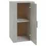 Credenza Grigio Cemento 40x33x70 cm in Legno Multistrato