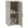 Credenza Grigio Cemento 40x33x70 cm in Legno Multistrato