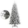 Albero di Natale Artificiale con Neve Floccata 150 cm PVC e PE