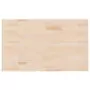 Piano Bagno 100x60x1,5 cm in Legno Massello Non Trattato