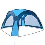 Tenda per Feste con LED e 4 Pareti 3,6x3,6x2,3 m Blu