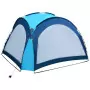 Tenda per Feste con LED e 4 Pareti 3,6x3,6x2,3 m Blu