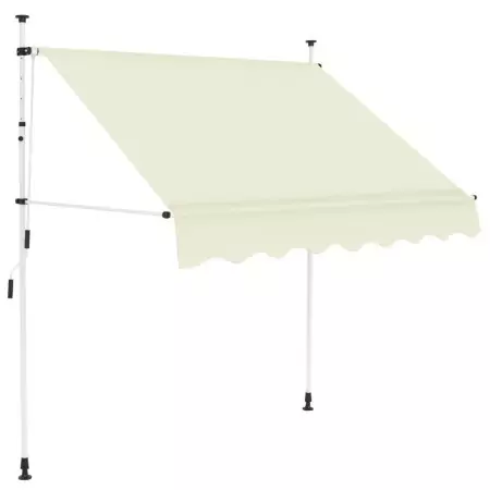 Tenda da Sole Retrattile Manuale 200 cm Crema