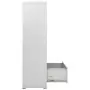 Armadio Classificatore Grigio Chiaro 90x46x164 cm in Acciaio