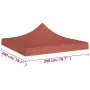 Tetto per Tendone per Feste 2x2 m Terracotta 270 g/m²