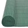 Recinzione da Giardino a Doppio Lato in PVC 90x300 cm Verde