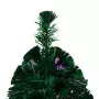 Albero di Natale Artificiale Supporto Verde 150 cm Fibra Ottica