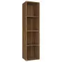 Libreria/Mobile TV Rovere Marrone 36x30x143cm Legno Multistrato