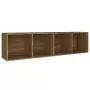 Libreria/Mobile TV Rovere Marrone 36x30x143cm Legno Multistrato