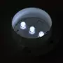 Lampade Solari per Recinzioni da Giardino 12 pz a LED Bianco