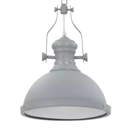 Lampadario Grigio Rotondo E27