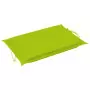 Cuscino per Lettino Prendisole Verde Brillante 186x58x3 cm