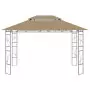 Gazebo 4x3x2,7 m Grigio Talpa 160 g/m²