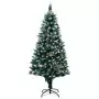 Set Albero Natale Artificiale con LED Palline e Pigne 210 cm