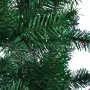 Albero di Natale Artificiale Punte Iridescenti Verde 180 cm PVC