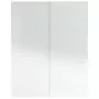 Armadietto a Specchio per Bagno 60x15x75 cm MDF Bianco Lucido