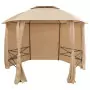 Gazebo Padiglione da Giardino con Tende Esagonale 360x265 cm