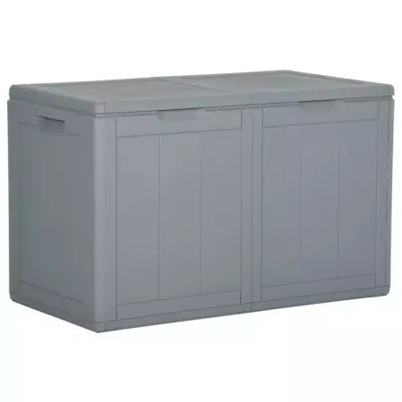 Baule da Giardino 180 L Grigio in Rattan PP