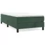 Giroletto a Molle Verde Scuro 80x200 cm in Velluto