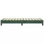 Giroletto a Molle Verde Scuro 80x200 cm in Velluto