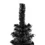 Albero di Natale Sottile Nero 150 cm