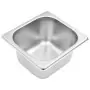 Supporto Gastronorm con 4 Contenitori GN 1/6 in Acciaio Inox