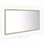 Specchio da Bagno LED Rovere Sonoma 90x8,5x37 cm in Truciolato