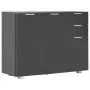 Credenza Nero Lucido 107x35x80,5 cm