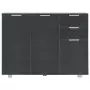 Credenza Nero Lucido 107x35x80,5 cm