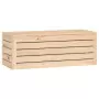 Contenitore Portaoggetti 89x36,5x33 cm Legno Massello Pino