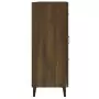 Credenza Rovere Marrone 69,5x34x90 cm in Legno Multistrato